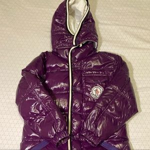 Kids MONCLER Button Up Parka
